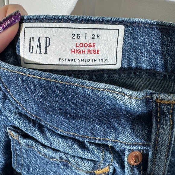 Gap Loose High Rise jeans size 26/2 - Picture 2 of 2